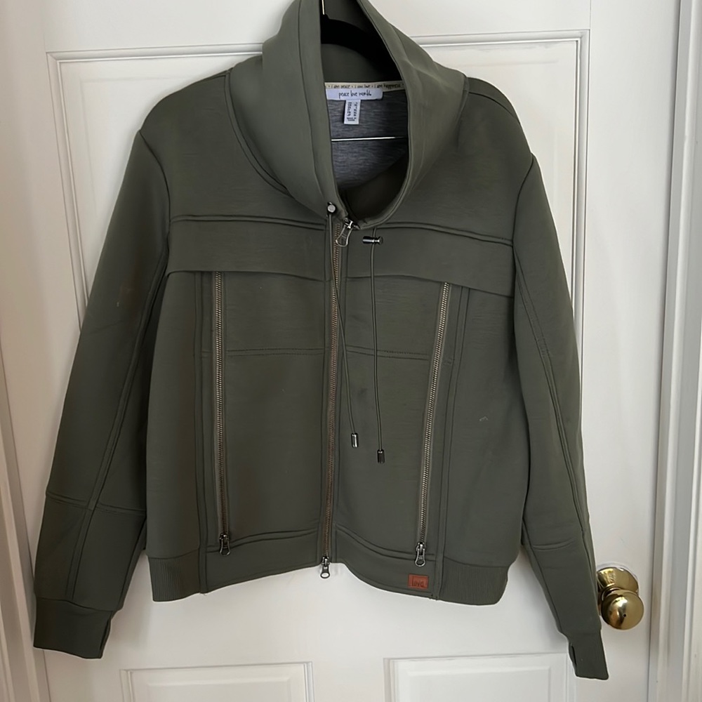 Peace Love World jacket